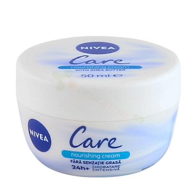 НИВЕА КЕЪР КРЕМ ЗА ЛИЦЕ И ТЯЛО 50 мл / NIVEA CARE CREAM FOR FACE AND BODY 