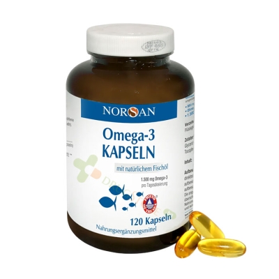 НОРСАН ОМЕГА-3 капсули 120 броя / NORSAN OMEGA-3 