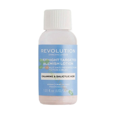 НОЩЕН ЛОСИОН ЗА ЛИЦЕ С КАЛАМИН BLEMISH SALICYLIC ACID 30 мл / REVOLUTION SKINCARE SALICYLIC ACID AND CALAMINE ANTI BLEMISH OVERNIGHT DRYING LOTION 