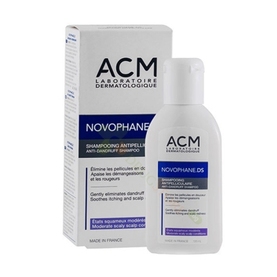 НОВОФАН DS ШАМПОАН ПРОТИВ ПЪРХОТ 125 мл / ACM LABORATOIRE DERM  OVOPHAN DS SHAMPOO 