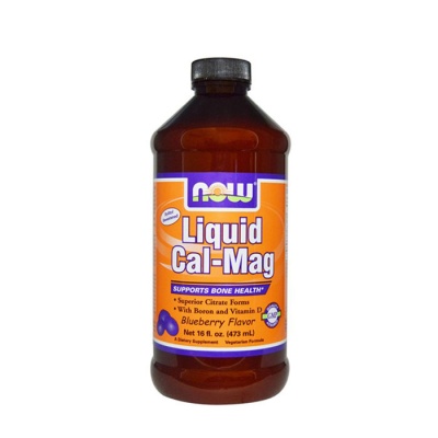 НАУ ФУДС КАЛЦИЙ+МАГНЕЗИЙ течен 473 мл. / NOW FOODS CALCIUM & MAGNESIUM liquid 473 ml.