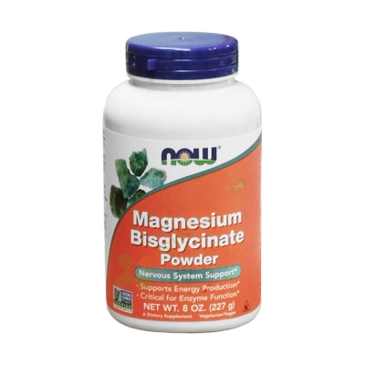 НАУ ФУДС МАГНЕЗИЙ БИСГЛИЦИНАТ прах 227 г / NOW FOODS MAGNESIUM BISGLYCINATE powder