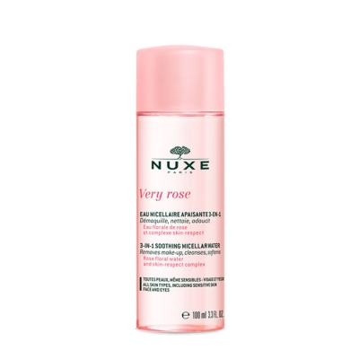 НУКС VERY ROSE 3 В 1 УСПОКОЯВАЩА МИЦЕЛАРНА ВОДА 100 мл / NUXE VERY ROSE 3 IN 1 SOOTHING MICELLAR WATER