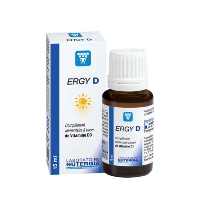 ЕРЖИ Д-ВИТАМИН Д 3 15 мл. / NUTERGIA ERGY VITAMIN D3