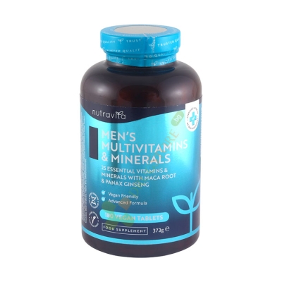 НУТРАВИТА МУЛТИВИТАМИНИ И МИНЕРАЛИ ЗА МЪЖЕ таблетки 180 броя / NUTRAVITA MEN'S MULTIVITAMINS & MINERALS