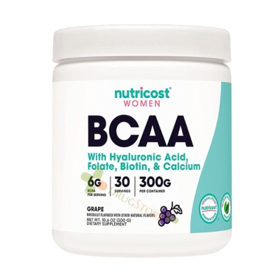 BCAA ЗА ЖЕНИ с вкус на грозде прах 300 г / NUTRICOST BCAA WOMEN grape powder