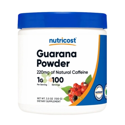 ГУАРАНА прах 1000 мг 100 г / NUTRICOST GUARANA powder 1000 mg