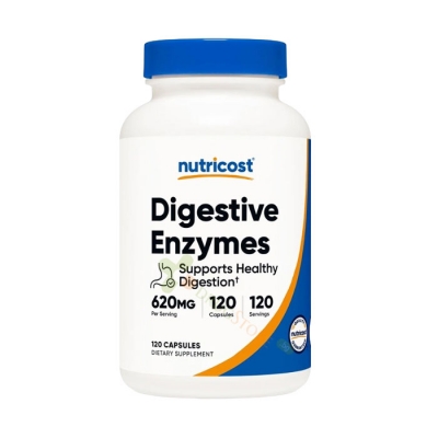 ХРАНОСМИЛАТЕЛЕН ЕНЗИМЕН КОМПЛЕКС капсули 120 броя / NUTRICOST DYGESTIVE ENZYMES