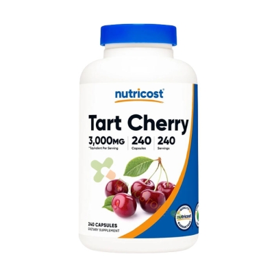 КИСЕЛА ЧЕРЕША капсули 300 мг 240 броя / NUTRICOST TART CHERRY