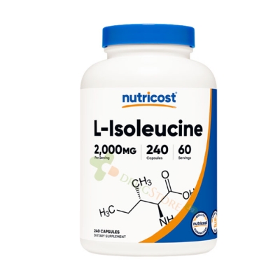 L-ИЗОЛЕВЦИН капсули 240 броя / NUTRICOST L-ISOLEUCINE 