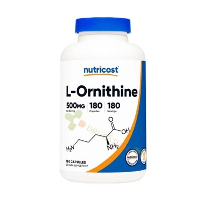 L-ОРНИТИН капсули 180 броя / NUTRICOST L-ORNITINE