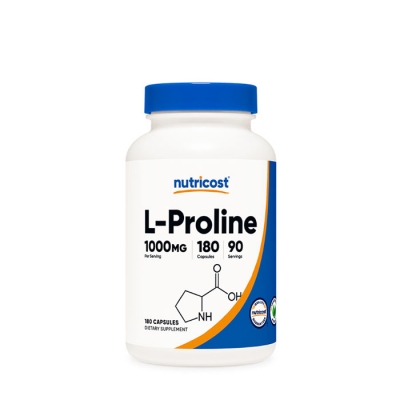 L-ПРОЛИН капсули 180 броя / NUTRICOST L-PROLINE