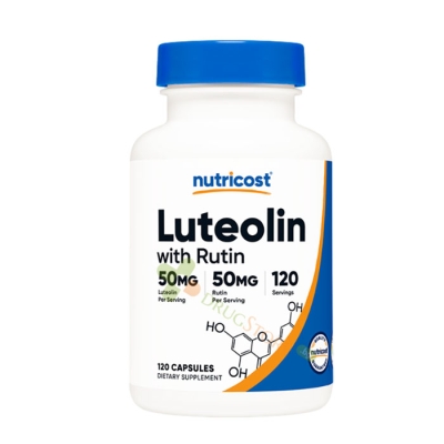 ЛУТЕОЛИН + РУТИН капсули 120 броя / NUTRICOST LUTEOLIN WITH RUTIN