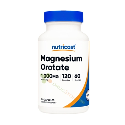 МАГНЕЗИЙ ОРОТАТ капсули 120 броя / NUTRICOST MAGNESIUM OROTATE