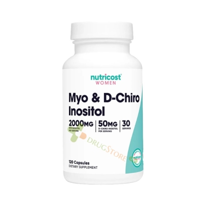 МИО И D-ХИРО ИНОЗИТОЛ ЗА ЖЕНИ капсули 120 броя / NUTRICOST MIO AND D-CHIRO INOSITOL FOR WOMEN 