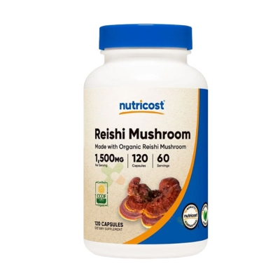 РЕЙШИ капсули 120 броя / NUTRICOST REISHI MUSHROOM 