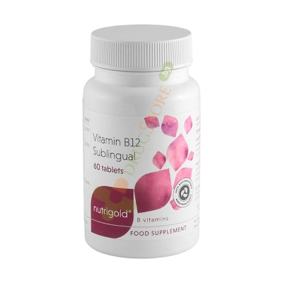 НУТРИГОЛД ВИТАМИН B12 сублингвални таблетки 60 броя / NUTRIGOLD VITAMIN B12