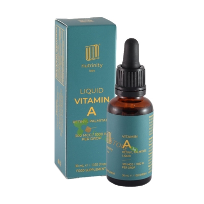 ВИТАМИН A 300 мкг 1000 IU 30 мл / NUTRINITY LABS VITAMIN A 300 mcg 1000 IU