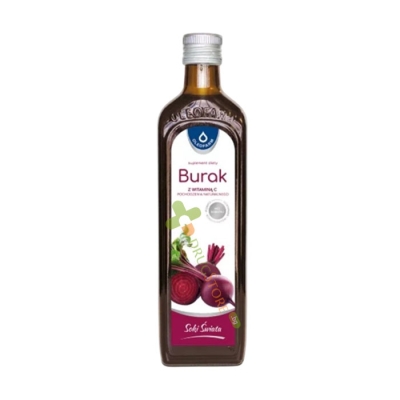 ОЛЕОФАРМ ЧЕРВЕНО ЦВЕКЛО + НАТУРАЛЕН ВИТАМИН C сок 490 мл / OLEOFARM BEET ROOT + NATURAL VITAMIN C juice 