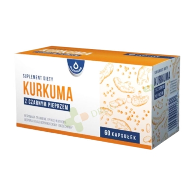 ОЛЕОФАРМ КУРКУМА + ЧЕРЕН ПИПЕР капсули 60 броя / OLEOPHARM TURMERIC + BLACK PEPPER 
