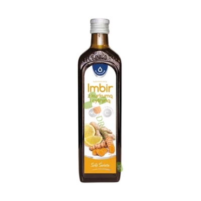 ОЛЕОФАРМ СОК ОТ ДЖИНДЖИФИЛ, КУРКУМА, ЛИМОН И ВИТАМИН C 490 мл / OLEOFARM GINGER