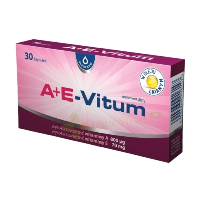 ОЛЕОФАРМ ВИТАМИН A + E капсули 30 броя / OLEOFARM A + E - VITUM 