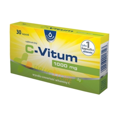 ОЛЕОФАРМ ВИТАМИН C капсули 1000 мг 30 броя / OLEOFARM VITAMIN C 