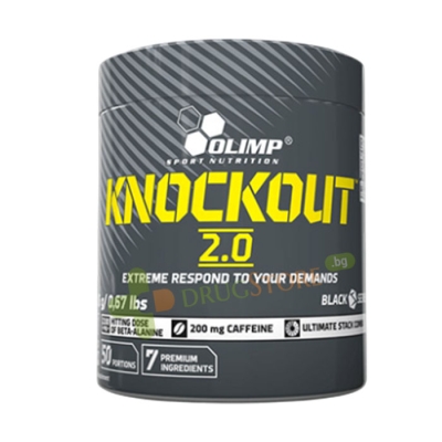 КНОКАУТ 2.0 прах ОВКУСЕН 305 г / OLIMP KNOCKOUT 2.0 powder FLAVOURED