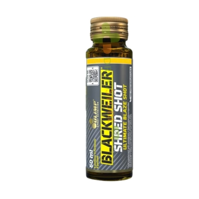 БЛЕКВАЙЛЕР ШРЕД ШОТ СТЪКЛО 60 мл / OLIMP SPORT NUTRITION BLACKWEILER SHRED SHOT FLAVOURS 