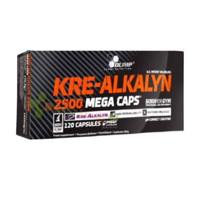 КРЕ-АЛКАЛИН 2500 МЕГА капсули 120 броя / OLIMP SPORT NUTRITION KRE-ALKALYN 2500 MEGA