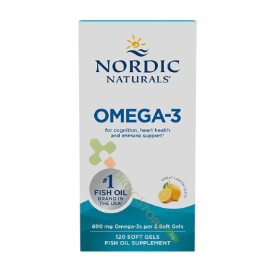 ОМЕГА 3 капсули 120 броя / NORDIC NATURALS OMEGA 3 