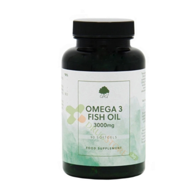 ОМЕГА 3 РИБЕНО МАСЛО 3000 мг капсули 90 броя / G & G OMEGA 3 FISH OIL