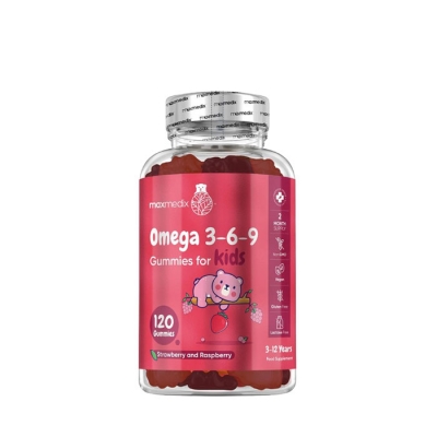 ОМЕГА 3-6-9 ЗА ДЕЦА ГЪМИ жeлирани таблетки 120 броя / WEIGHT WORLD MAXMEDIX OMEGA 3-6-9 GUMMIES FOR KIDS