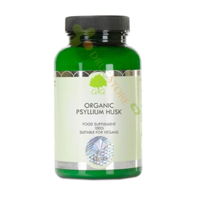 ОРГАНИЧЕН ПСИЛИУМ ХУСК прах 100 г / G & G ORGANIC PSYLLIUM HUSK powder