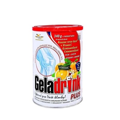 ГЕЛАДРИНК ПЛЮС прах ПОРТОКАЛ 340 гр. / ORLING GELADRINK PLUS powder ORANGE