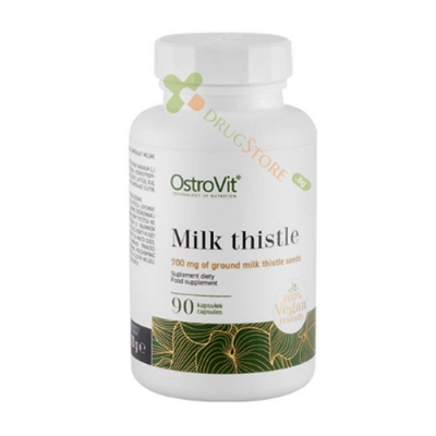 ОСТРОВИТ БЯЛ ТРЪН ВЕГЕ капсули 90 броя / OSTROVIT MILK THISTLE VEGE