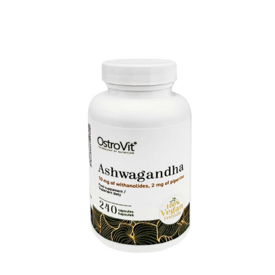 ОСТРОВИТ ЕКСТРАКТ ОТ КОРЕН НА АШВАГАНДА капсули 240 броя / OSTROVIT ASHWAGANDHA ROOT EXTRACT