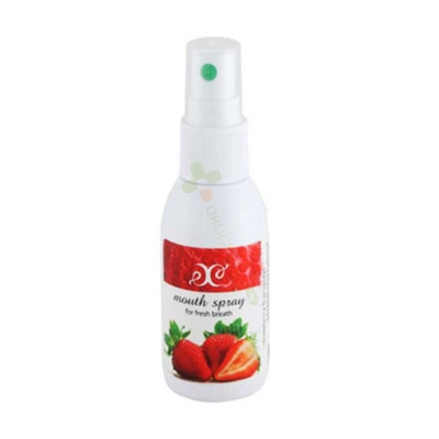 ОСВЕЖИТЕЛ ЗА УСТА 50 мл ЯГОДА / HRISTINA MOUTH FRESHENER 50 ml STRAWBERRY