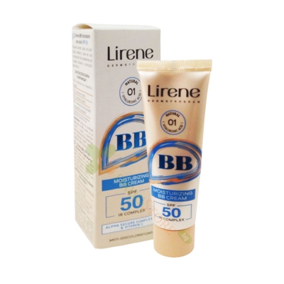 ОЦВЕТЕН ВВ КРЕМ NATURAL 01 SPF50 30 мл / LIRENE MOISTURIZING BB CREAM NATURAL 01 SPF50 