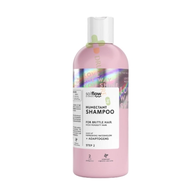ОВЛАЖНЯВАЩ ШАМПОАН ЗА СКЛОННА КЪМ НАЧУПВАНЕ КОСА 400 мл / SO! FLOW MOISTURIZING SHAMPOO FOR BROKEN HAIR