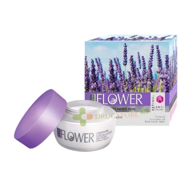 ОЗАРЯВАЩ ДНЕВЕН КРЕМ FLOWER С ЛАВАДУЛА 50 мл / NATURE OF AGIVA  DAY CREAM RENOVATOR FOR DRY AND SENSITIVE SKIN