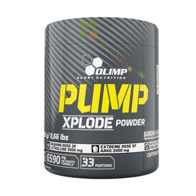 ПЪМП ЕКСПЛОУД прах ОВКУСЕН 300 г / OLIMP SPORT NUTRITION PUMP XPLODE FLAVOURED powder 