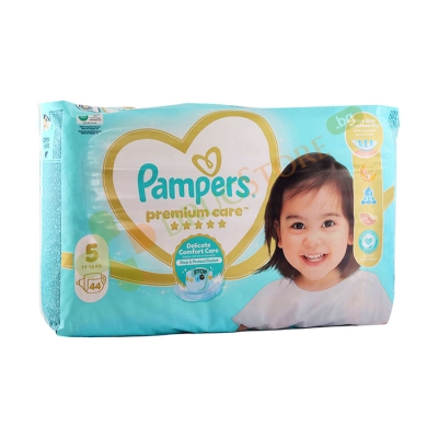 ПАМПЕРС ПРЕМИУМ КЕЪР ДЖУНИЪР №5 11 - 16 кг 44 броя / PROCTER & GAMBLE PAMPERS PREMIUM JUNIOR 5 11-18 kg