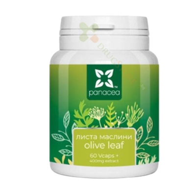 ПАНАЦЕЯ МАСЛИНОВИ ЛИСТА капсули 400 мг 60 броя / PANACEA OLIVE LEAF EXTRACT 