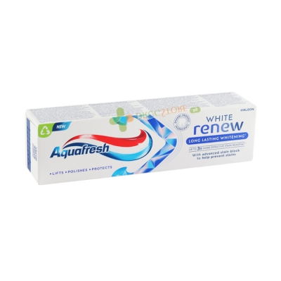 ПАСТА ЗА ЗЪБИ АКВАФРЕШ WHITE RENEW LONG LASTING 75 мл / HALEON AQUAFRESH WHITE RENEW LONG LASTING