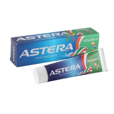 ПАСТА ЗА ЗЪБИ АСТЕРА ВИТАМИН 3 110 г / AROMA ASTERA VITAMIN 3 TOOTHPASTE