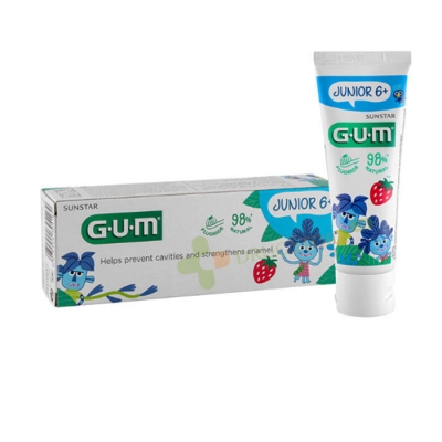 ПАСТА ЗА ЗЪБИ ГЪМ ДЖУНИЪР 6+ години 50 мл / SUNSTAR G.U.M. GUM JUNIOR TOOTHPASTE 6+ years