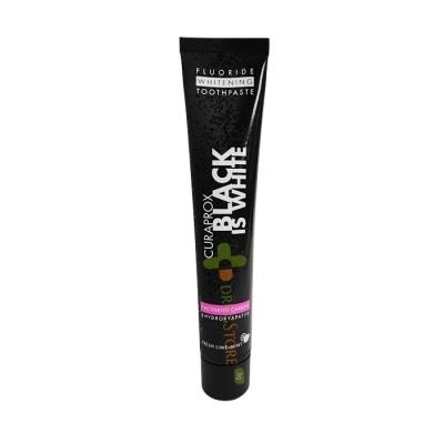 ПАСТА ЗА ЗЪБИ КЮРАПРОКС BLACK IS WHITE 90 мл / CURAPROX TOOTHPASTE CURAPROX BLACK IS WHITE