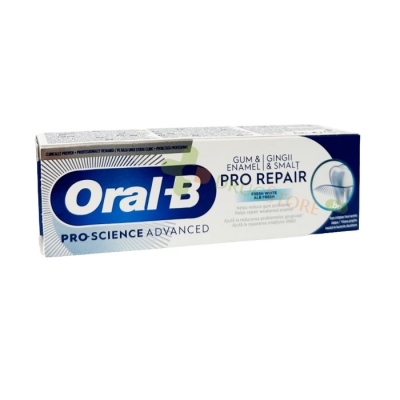 ПАСТА ЗА ЗЪБИ ОРАЛ - Б GUM & ENAMEL PRO REPAIR FRESH WHITE 75 мл / PROCTER & GAMBLE ORAL - B GUM & ENAMEL PRO REPAIR FRESH WHITE TOOTHPASTE