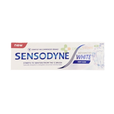 ПАСТА ЗА ЗЪБИ СЕНСОДИН АДВАНС УАЙТ ДИЙП КЛИЙН 75 мл / SENSODYNE ADVANCE WHITE DEEP CLEAN 